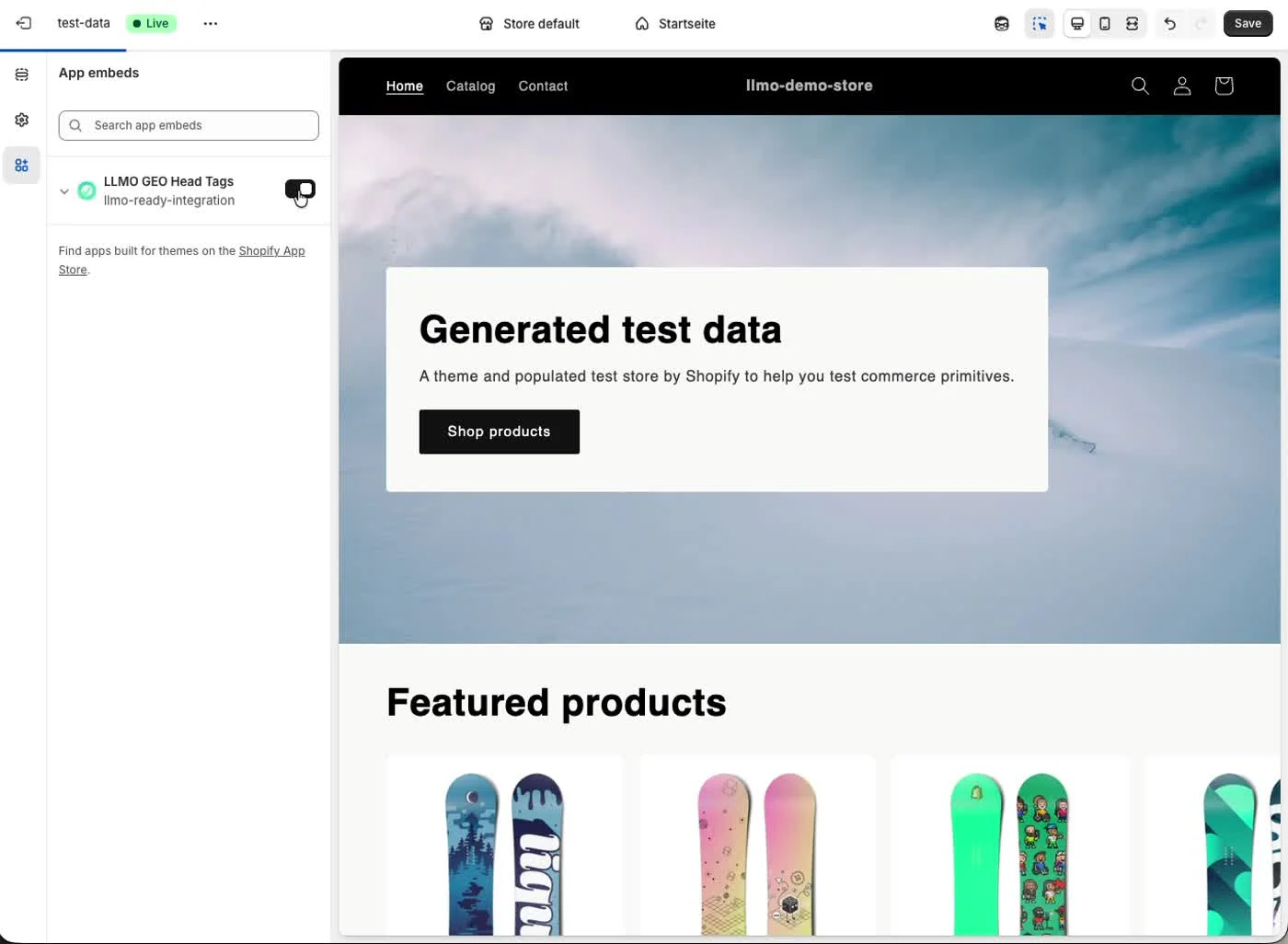 Neu in der Shopify-App: Tokens direkt über Shopify kaufen